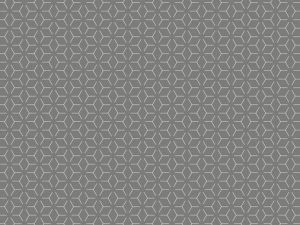 Voksduk Geometrisk mørk grå 140 cm bred metervare