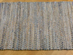 Liten rye denimjute blå 60x90cm