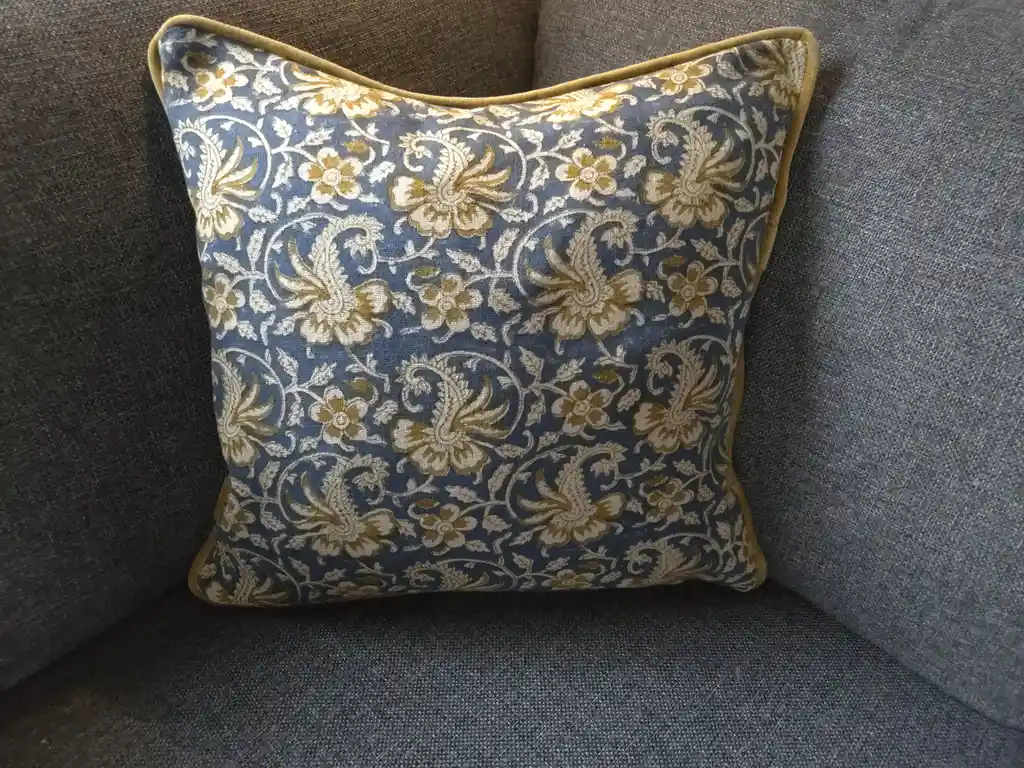 putetrekk jaipur Yellow ornament