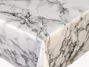 Voksduk Marmor grå 140 cm bred metervare