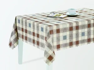 Voksduk berry beige 140 cm bred metervare