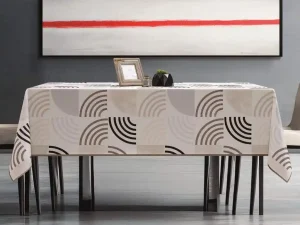 Voksduk modern retro 140 cm bred metervare