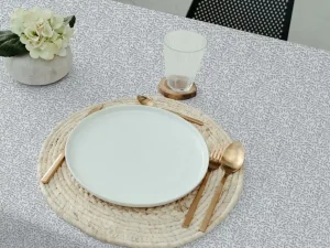 Econova Savia blå belagt tekstilduk metervare